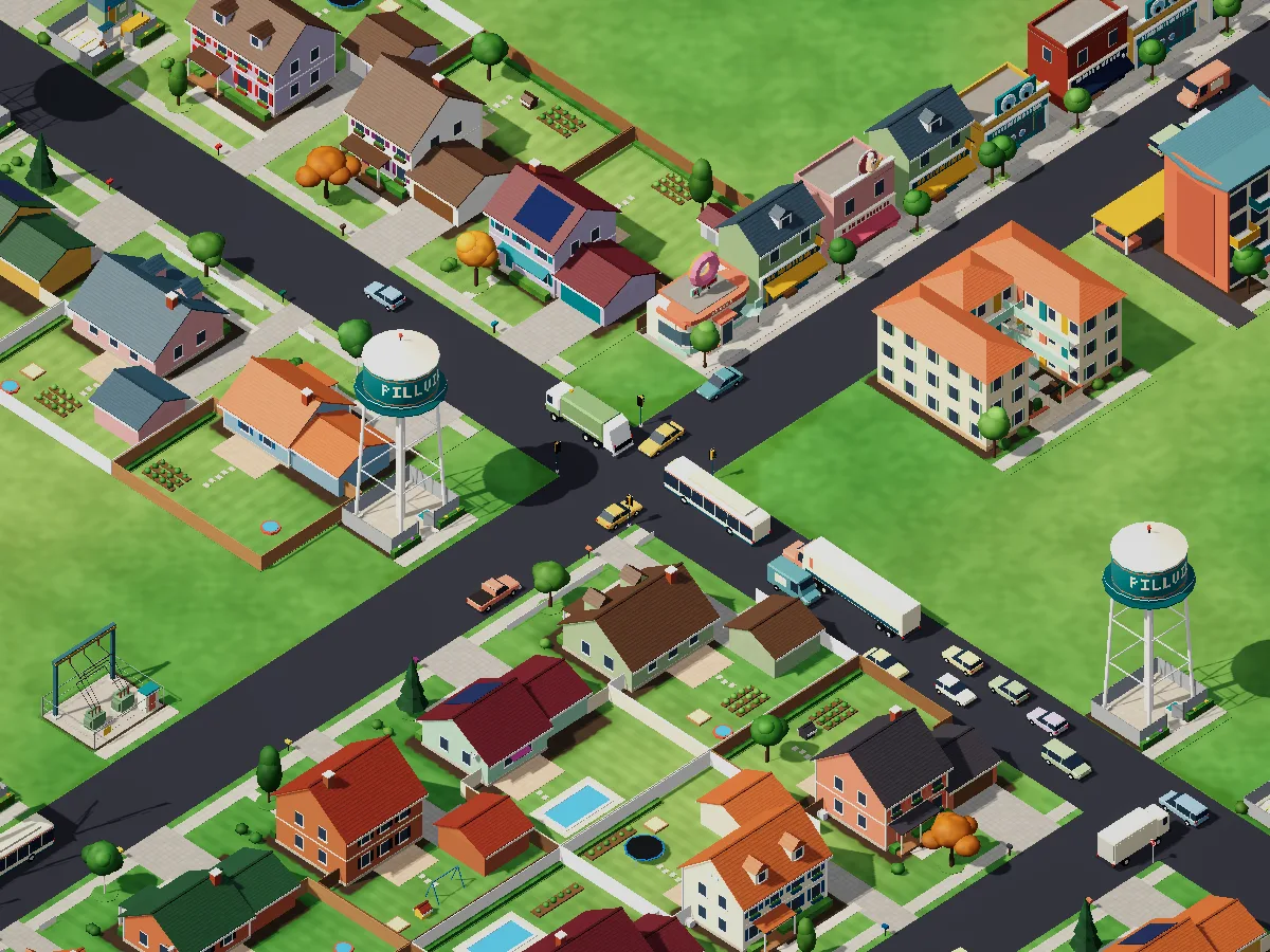 CityBuilder: a busy crossroads