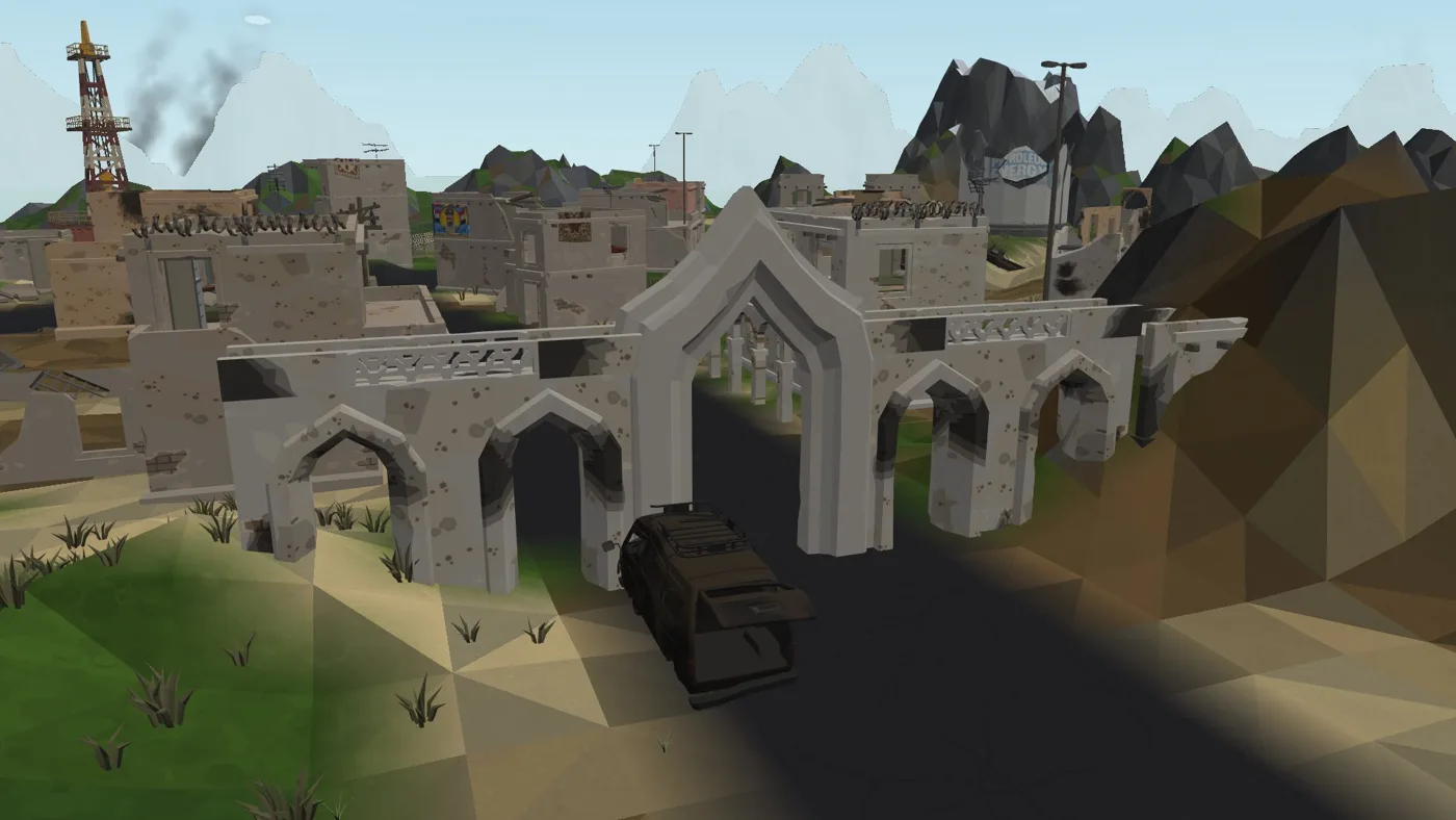 SF-86: a ruined desert town